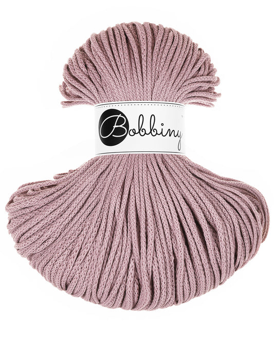 Corde tressée en coton 3mm coloris Mauve – Les Fées Crochett’