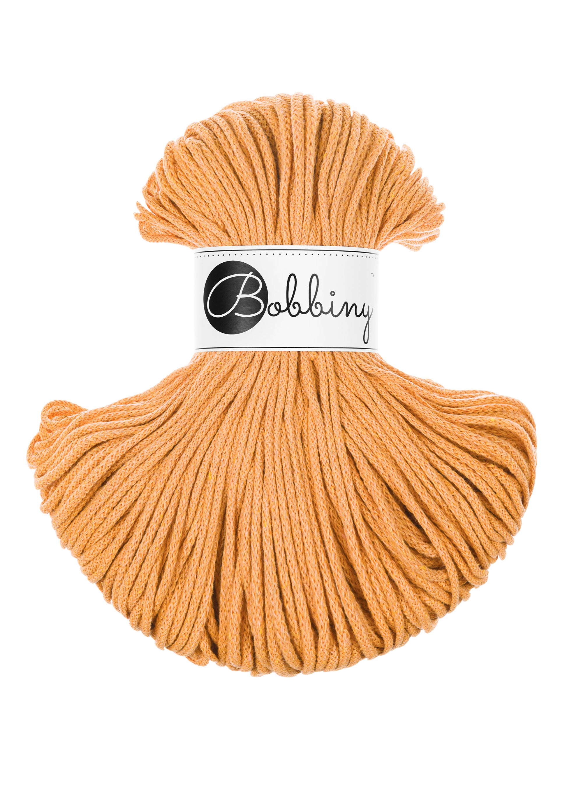 Corde tressée en coton 3mm coloris Orange – Les Fées Crochett’
