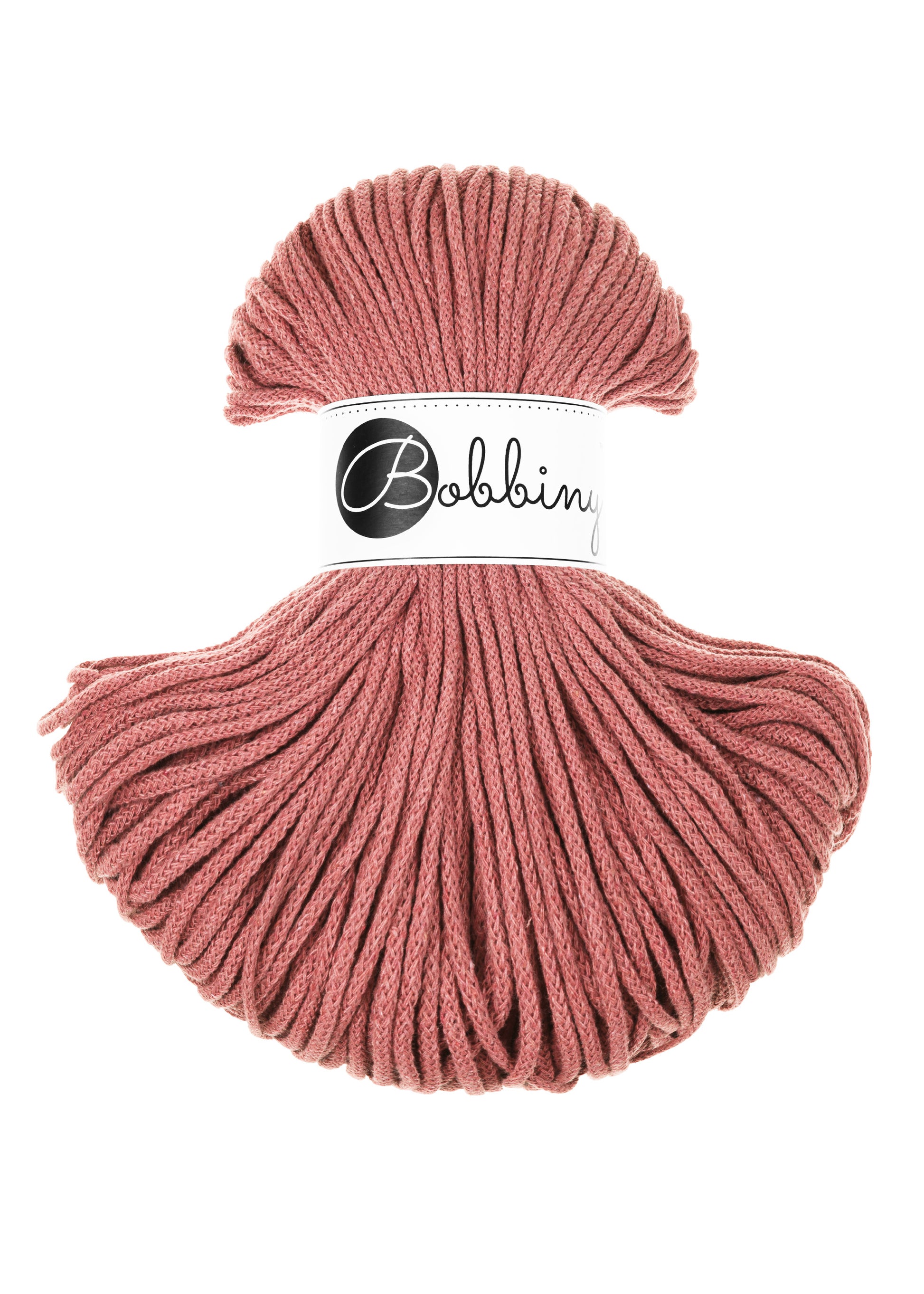 Corde tressée en coton 3mm coloris Peony – Les Fées Crochett’