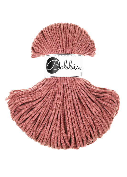 Corde tressée en coton 3mm coloris Peony – Les Fées Crochett’