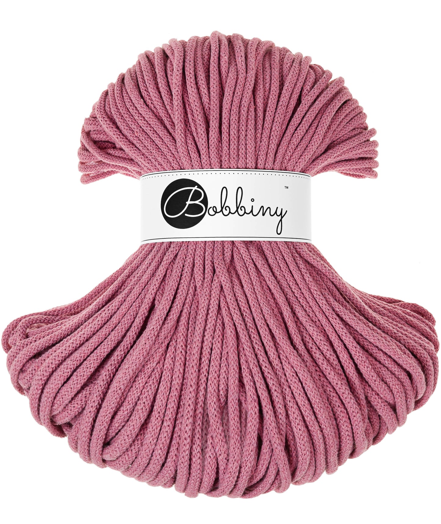 Corde tressée en coton 5mm coloris Blossom– Les Fées Crochett’