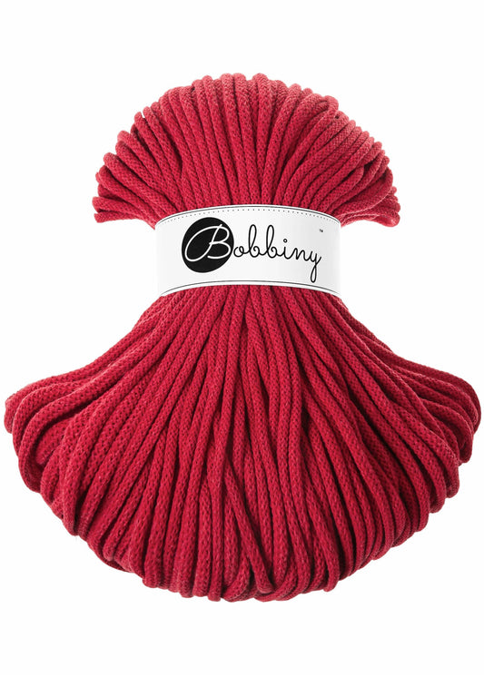 Corde tressée en coton 5mm coloris Red – Les Fées Crochett’
