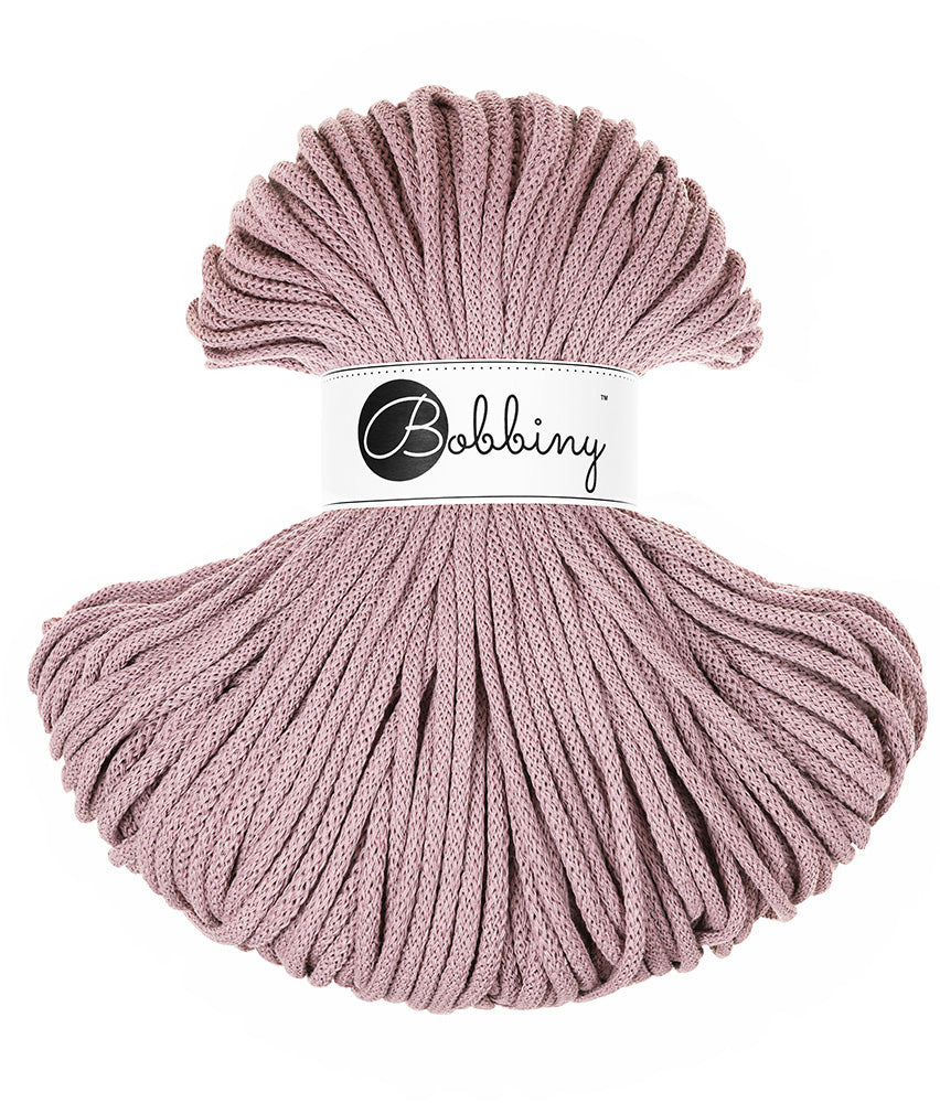 Corde tressée en coton 5mm coloris Mauve – Les Fées Crochett’