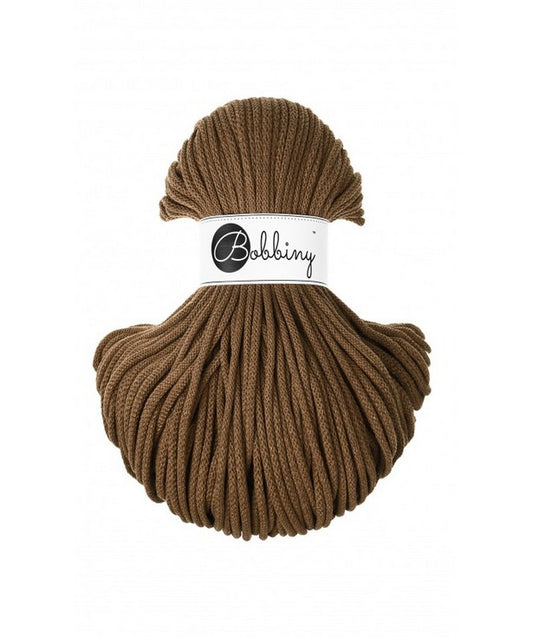 🌰 Corde tressée en coton – Nut Brown
