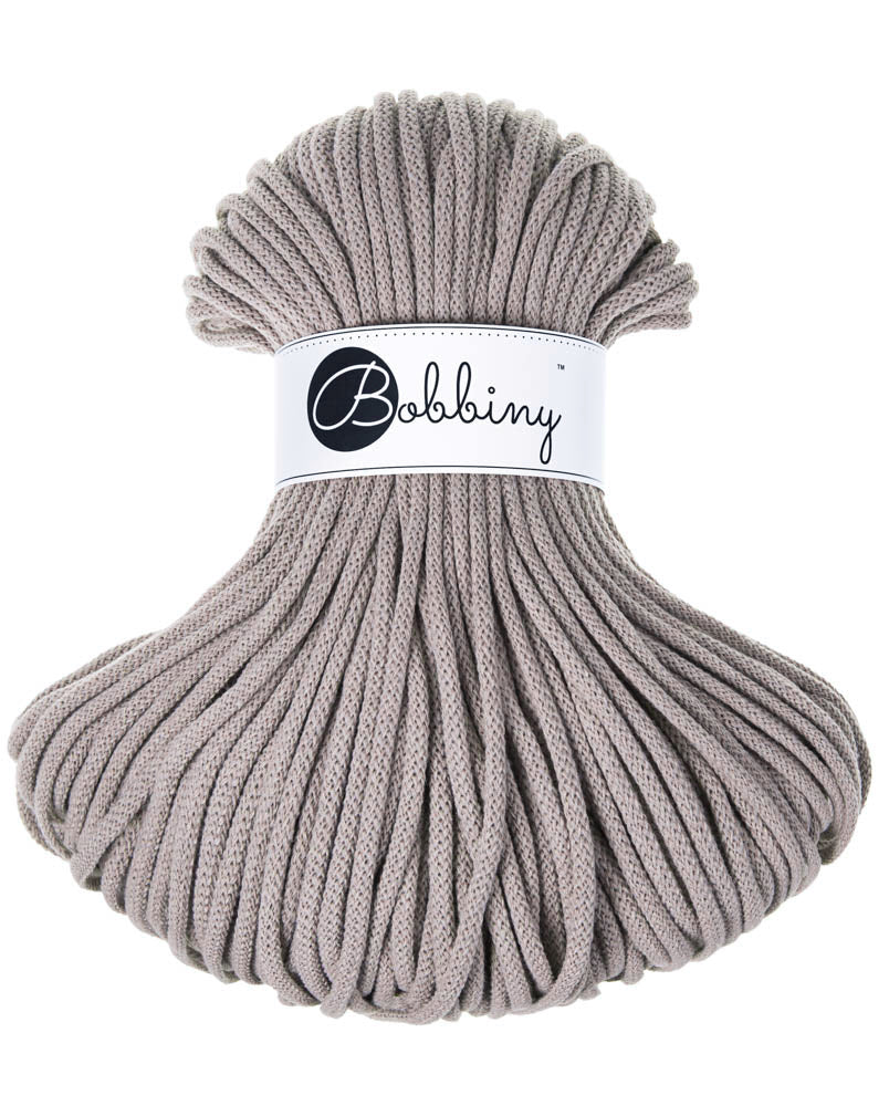 Corde tressée en coton 5mm coloris Pearl – Les Fées Crochett’