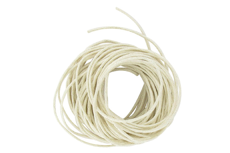 Cordon Cire 1mm Écru