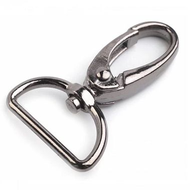 Mousqueton en métal pivotant 30mm tête homard