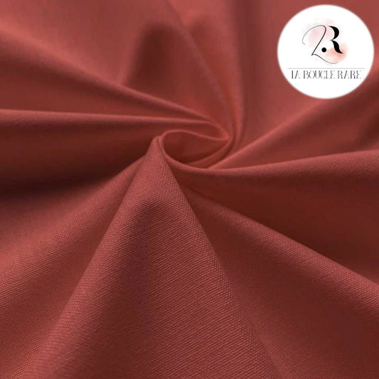 Toile de Coton Rouille