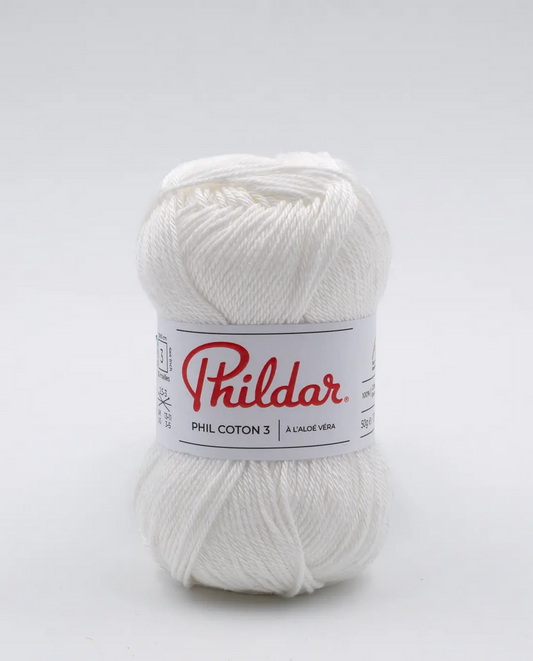 Phil Coton Mini 3 Blanc