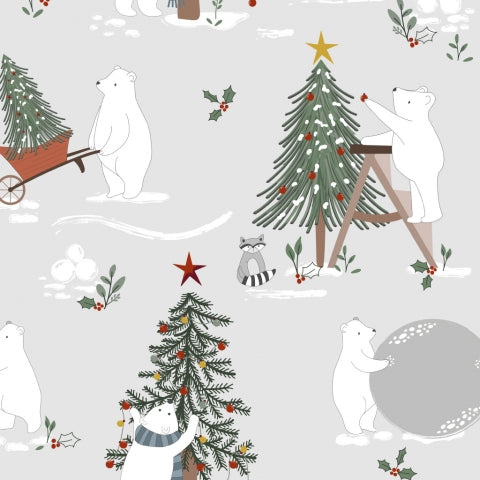 POPELINE NEVADA NOËL 7001