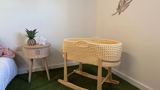 🧺 Pourquoi choisir un couffin au crochet pour ton bébé ?
