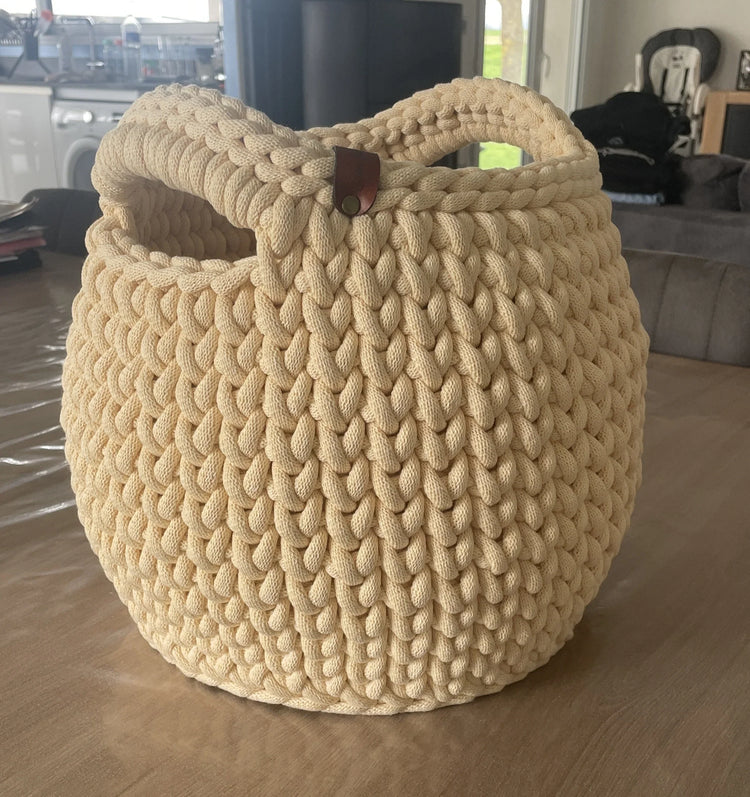 🧺 Paniers de rangement au crochet