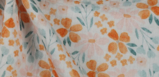Double Gaze Digital Poppy WHITE