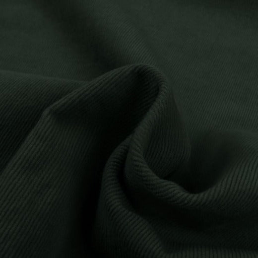 Tissu Velours milleraie Vert Bouteille
