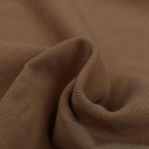Tissu Velours milleraie Sable