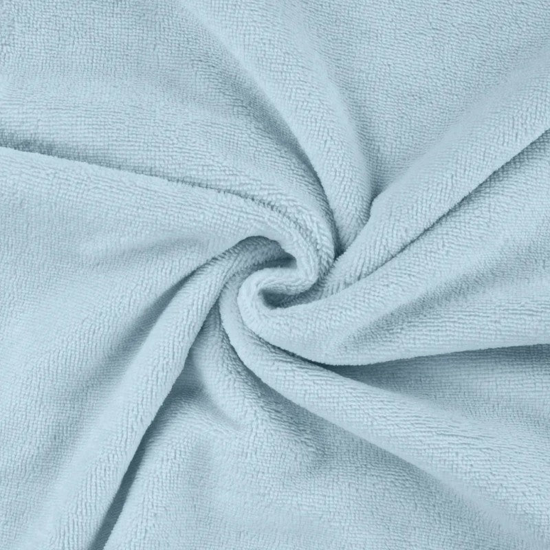 Tissu Micro Éponge Bambou Bleu bébé