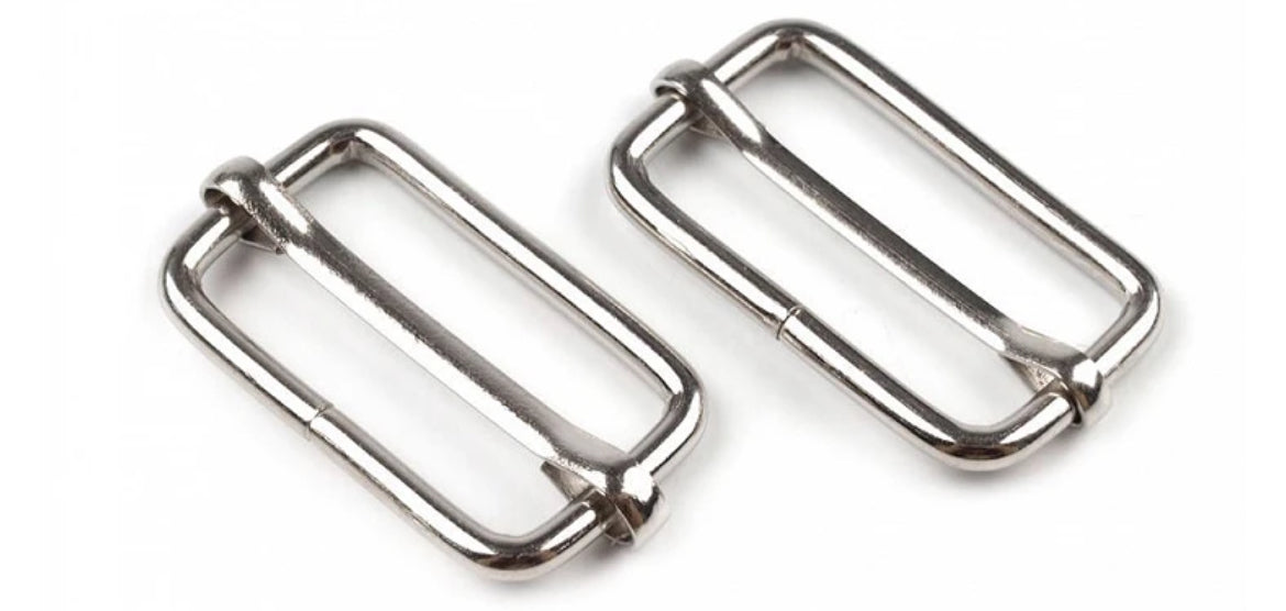 Boucle de sangle Argent de 30mm