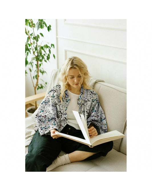 Viscose Digital Blanc