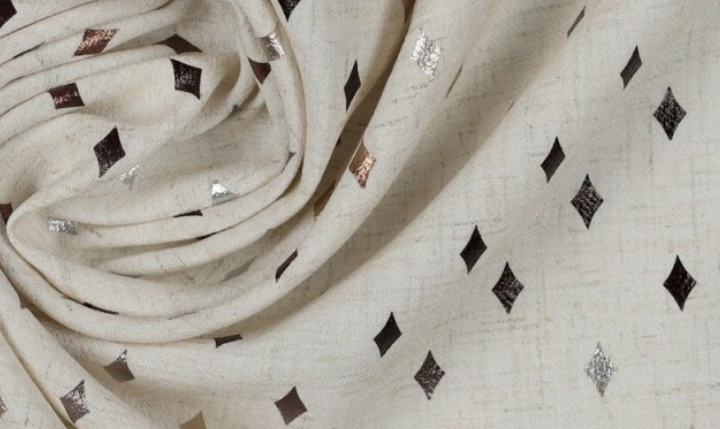 Lin Viscose Foil  BRONZE
