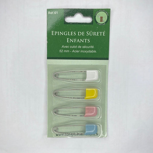 Épingles de sûreté enfants 52mm