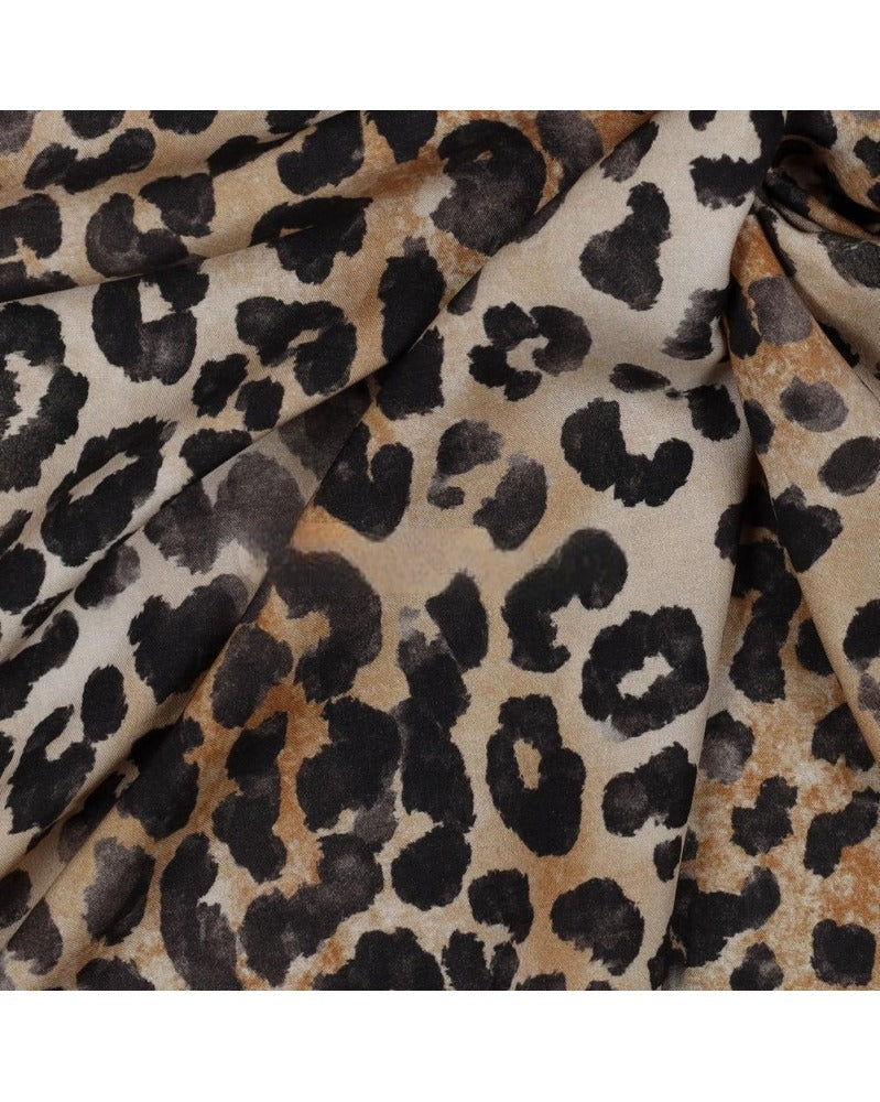 Viscose Digital Léopard