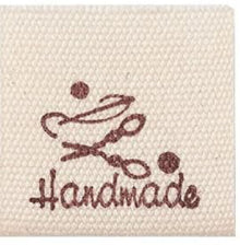 Étiquettes tissées Carré HANDMADE @3