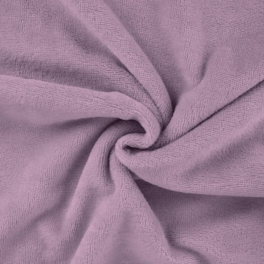 Tissu Micro Éponge Bambou Lilas