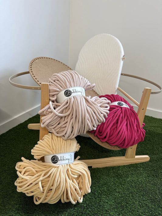 🌼 Kit DIY Couffin Bébé - PELOTES + BASE + MATELAS + SUPPORT A BASCULE