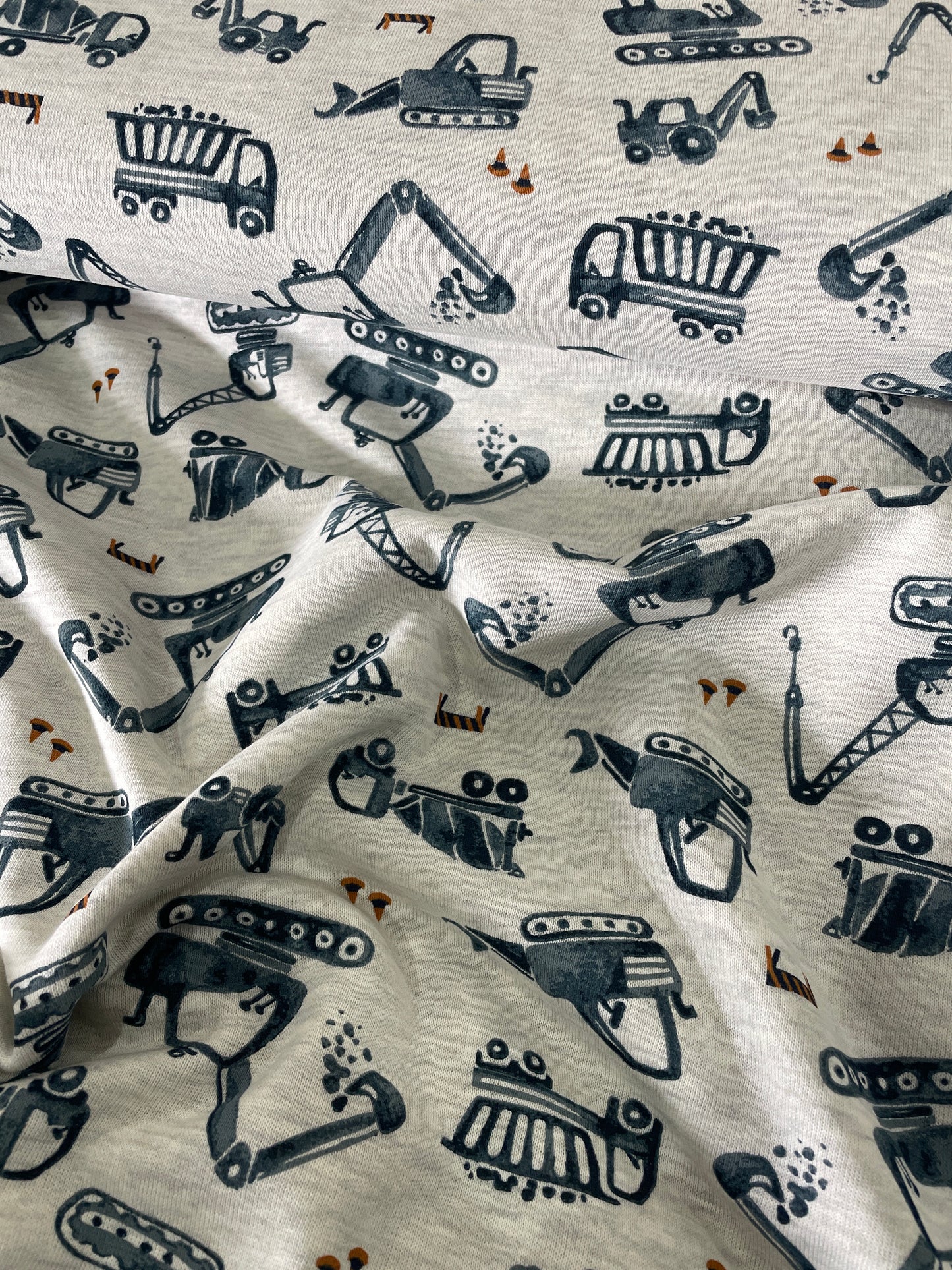 Tissu Jersey Tractopelle