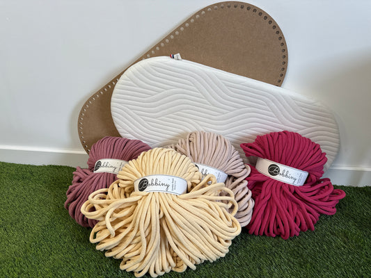 🌙 Kit DIY Couffin Bébé à Capuche - PELOTES + BASE + MATELAS