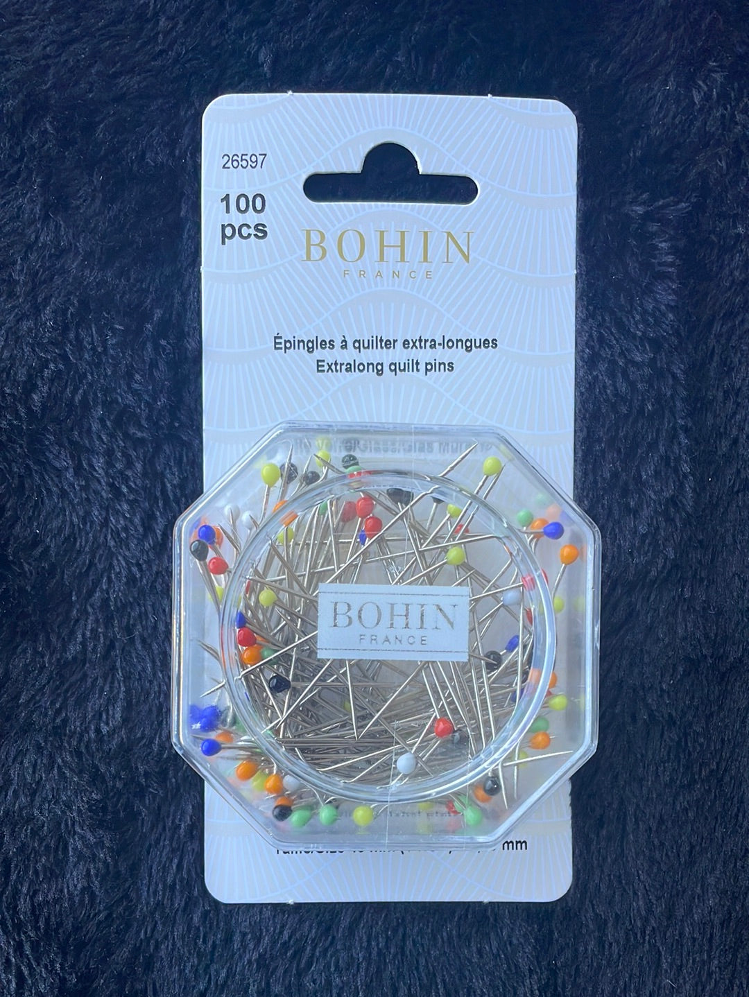 Épingles à quilter extra longue 48mm