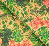 Coupon de Liège FLEURS TROPICALES 50x68cm COF-247