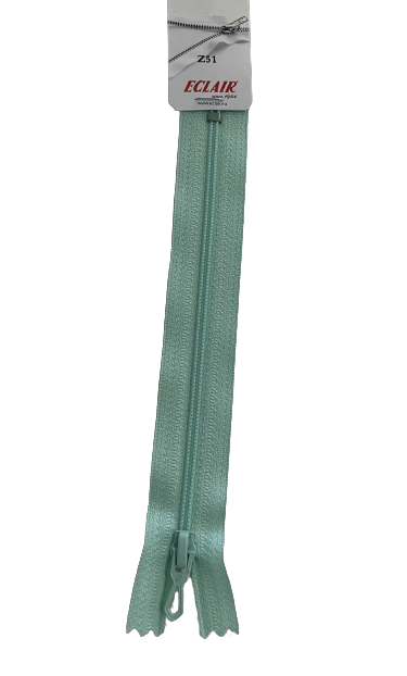 Fermeture à glissière Non séparable Z51 4mm VERT AMANDE