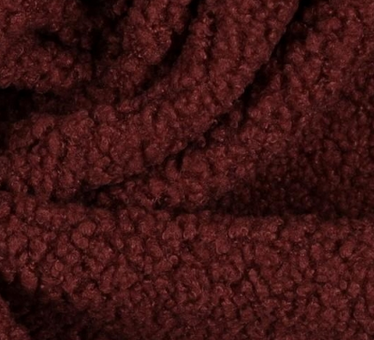 Fausse Fourrure Teddy Bouclette ROUGE