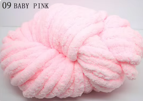 🧶 Pelote Chenille Chunky « Ultra-Doux & Résistant » – 250 g / ~25 m