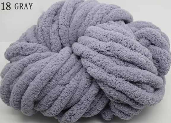 🧶 Pelote Chenille Chunky « Ultra-Doux & Résistant » – 250 g / ~25 m