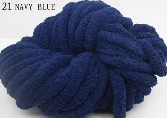 🧶 Pelote Chenille Chunky « Ultra-Doux & Résistant » – 250 g / ~25 m