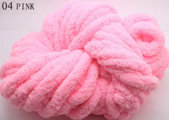 🧶 Pelote Chenille Chunky « Ultra-Doux & Résistant » – 250 g / ~25 m