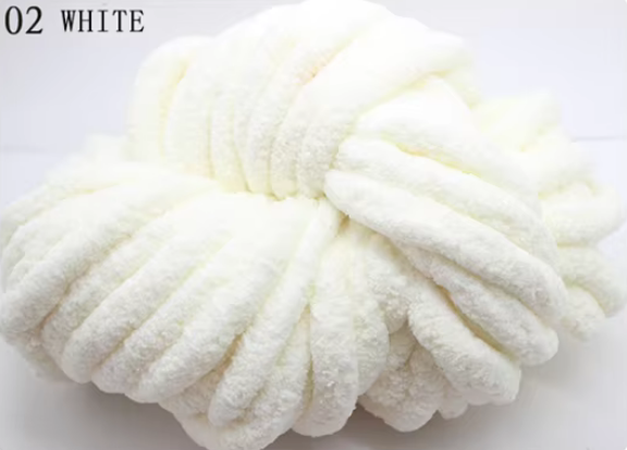 🧶 Pelote Chenille Chunky « Ultra-Doux & Résistant » – 250 g / ~25 m