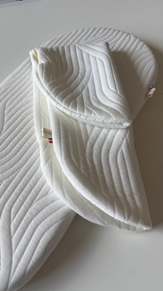 Housse de matelas de couffin bébé 35 × 75 cm housse douce réversible