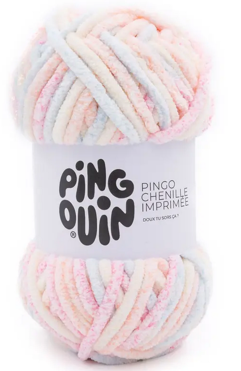 PINGO Chenille Imprimée