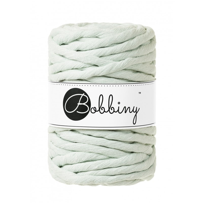 Corde Peignée Macramé 9mm MILKY GREEN