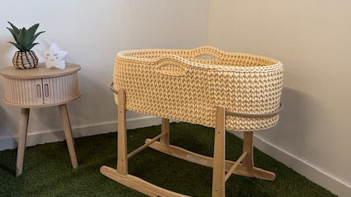 🌙 Kit DIY Couffin Bébé - PELOTES + BASE + MATELAS