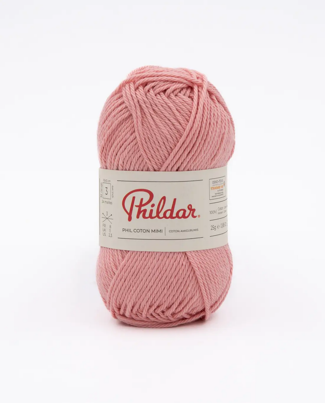 Phil Coton Mini 3 Rose Saumon