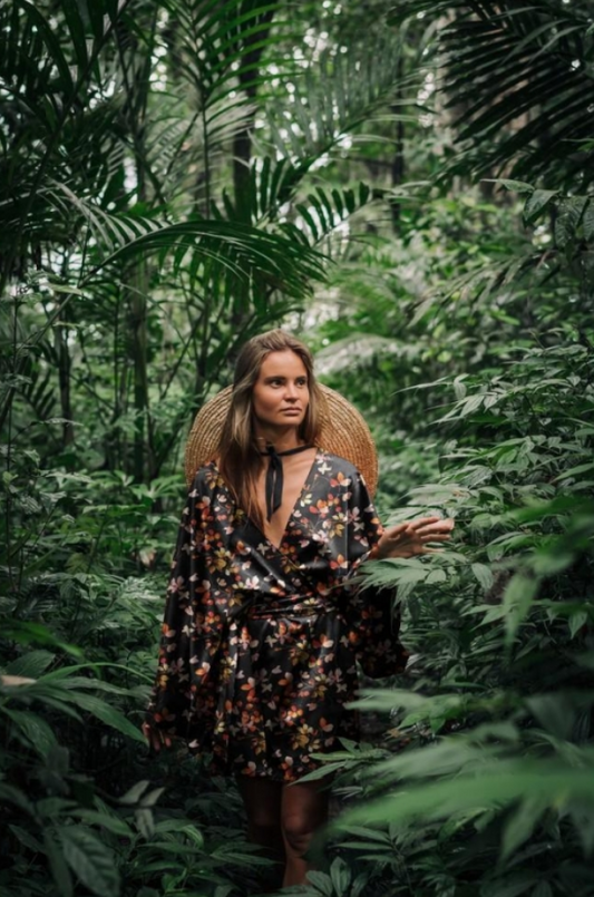 Viscose Digital  BLACK