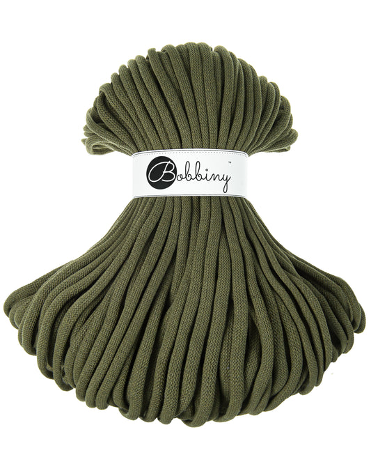 Corde tressée en coton 9mm coloris Avocado – Les Fées Crochett’