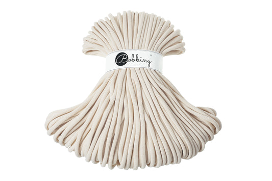 Corde tressée en coton 9mm coloris Natural – Les Fées Crochett’