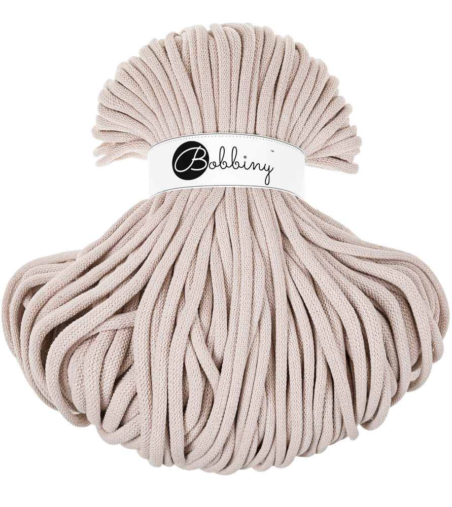 Corde tressée en coton 9mm coloris Nude – Les Fées Crochett’