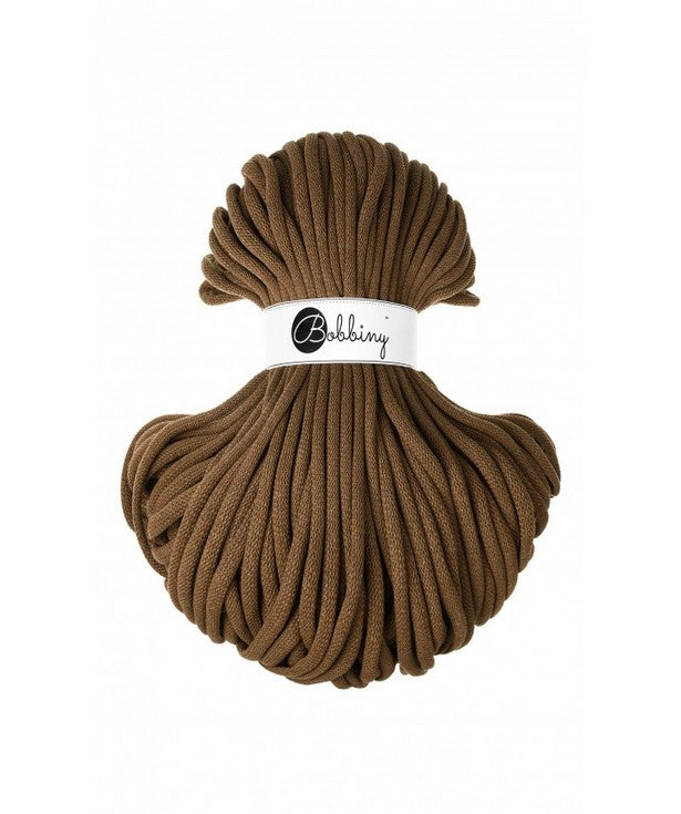 🌰 Corde tressée en coton – Nut Brown