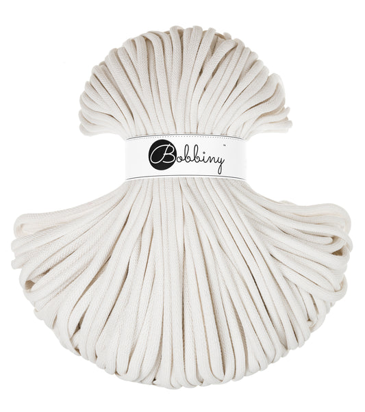 Corde tressée en coton 9mm coloris Off White – Les Fées Crochett’